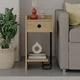 Hanah Home Noćni ormarić Sirius 32x61x30cm Hrast