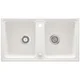 Deante ZQZ A203 Granitna sudopera Zorba 78/WH/2, Bela