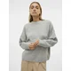 VERO MODA Pulover VMBoom svetlo siva