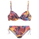 SUNSEEKER Bikini modra/apno/pitaja/staro roza