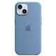 APPLE iPhone 15 Silicone Case with MagSafe - Winter Blue