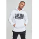 Mister Tee Majica Pray Hoody, bela