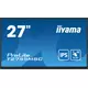 Iiyama ProLite T2755MSC-B1 - LED monitor27 touchscreen 1920 x 1080 Full HD (1080p) @ 60 Hz IPS 400 cd/m2 1000:1 5 ms HDMI DisplayPort speakers black matte