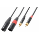 Pd CONNEX KABELJ CX66-6 Cable 2xXLR Male-2xRCA Male 6.0m