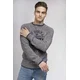 LONSDALE Pulover Borden marine/pegasto siva/rdeča/bela