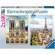 Ravensburger Puzzle Visit to Paris 2x500 kosov