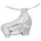 vidaXL Kip Varna 37x44x17 cm Aluminij