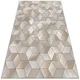 Decormat PVC podloga Rjave kocke 150x225 cm