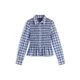 Tommy Jeans Bluza modra / bela
