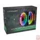 LC POWER LC-CF-PRO-RGB-COMBO, 120mm, 1300 rpm (+/- 10%), 13.8dB, 3-Pin/RGB adapter