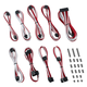 CableMod Classic ModMesh C-Series Cable Kit Corsair RMi & RMx - weiß/rot CM-CSR-CKIT-NKWR-R