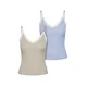 Urban Classics Top bež / modra