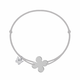 Retro Clover Narukvica - Rhodium Plated