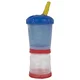 Cool Gear Boca za napitke i grickalice Snack Time, Crveno-plava