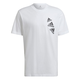 adidas M Q4 BL T, moška majica, bela HL9386