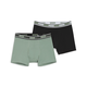 Mens Puma Logo Boxers (2-pack), Green, Size S, Clothing