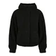 Womens short jacket Sherpa black