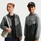 Nike Sportswear Prehodna jakna temno siva / črna