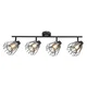 Rabalux Plafonska spot lampa Emerencia, 4xE14, Crna