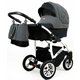 Sun Baby Raf-pol Queen 3 v 1 kombiniran voziček, classic black 2022