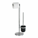 WENKO 21836800 - WC četka PARUS 25,5x57 cm nerđajući čelik/srebrna/crna
