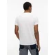 Tommy Jeans Majica DM0DM22538 Bela Slim Fit