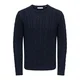 Only & Sons Pulover ONSKIM temno modra