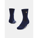 UA Project Rock Playmaker Mid-Crew Socks, Navy/Hushed Blue - M
