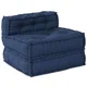 vidaXL Modularni pouf Indigo 70x70x54 tkanina