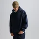 Cropp - Dukserica s kapuljačom basic - navy
