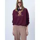 Trend Alacati Stili Ženska dukserica Alc-X14651, Bordo