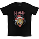 Def Leppard Majica Holiday Leppard Unisex Black M