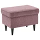 MID.YOU TABURE, tekstil, leseni material roza