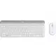 Tast+Mis USB Wireless Logitech MK470 Combo US White