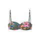 LASCANA Bikini zgornji del modra/oliva/oranžna/roza