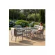 HANAH HOME Baštenska garnitura Hisar 4+1 Grey