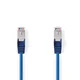 Nedis omrežni kabel CAT5e | SF/UTP | RJ45 moški | RJ45 moški | 15,0 m | Okrogla | PVC | Modra | Plastična vrečka