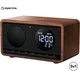 MANTA radio/ura/budilka/ RDI912 RIMINI (Qi polnilec, 5v1, FM radio, bluetooth, microSD/AUX/USB-C), črn