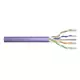CAT 6 U-UTP installation cable, 250 MHz, AWG 23/1 Dca (LSZH-1), 50 m, paper box, simplex, purple