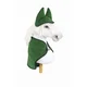 BB Komplet Hobby Horse A3: flis preproga + glušniki - zelen
