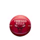 Wilson NBA DRIBBLER CHICAGO BULLS, žoga mini, rdeča WTB1100PDQCHI
