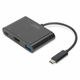 USB Type-C HDMI Multiport Adapter 4K@30Hz 1x HDMI, 1x USB-C Port (PD), 1x USB 3.0