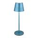 Globo 58488BL-LED VANNIE stona lampa, prigušiva, dodirna, punjiva, za spoljnu upotrebu, 3W/5V IP54 1800mAh, plava