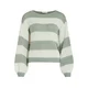 VILA Pulover VIChoca  pastelno zelena / bela