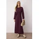 Trendyol Modest Ženska haljina Tctss25Eb00129, Bordo