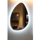 BELNEO Ogledalo kopalniško z LED osvetlitvijo kaplja MS-FL-6090