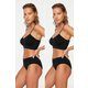 Trendyol 2-Pack Black Seamless/Seamless Hipster Knitted Briefs