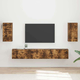 Komplet TV omaric 3 pcs Dimljeni oreh Konstruiran les - vidaXL - Rjava - 48.29 - 30 x 31 x 60 cm - 2025-vidaXL-Uvoz_2