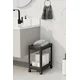 Aberto Design Polica za odlaganje TKRLKKT-2K-2-3, 23x36x40 cm, 2 komada, Crna