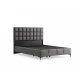 Hanah Home Osnova za krevet sa uzglavljem Abella, 140x121x200 cm, Siva